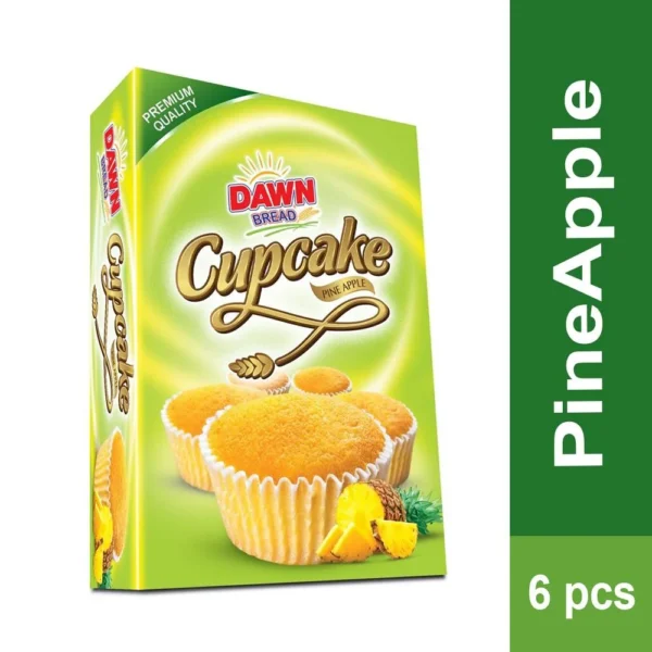 Dawn Pineapple Cupcake Box (6 Pieces)