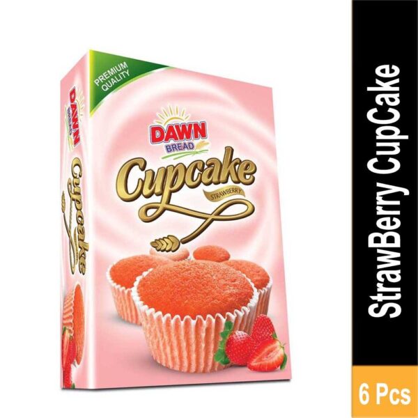 Dawn Strawberry Cupcake Box (6 Pieces)