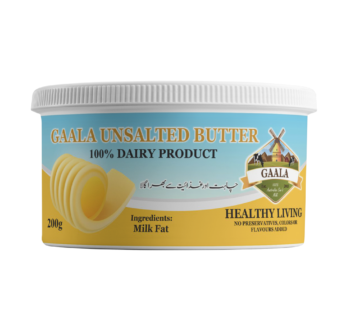 Gaala Unsalted Butter (100% Natural Dairy Product)