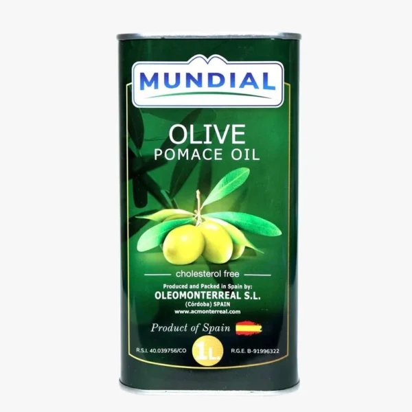 Mundial Olive Pomace Oil 1 Litre Tin