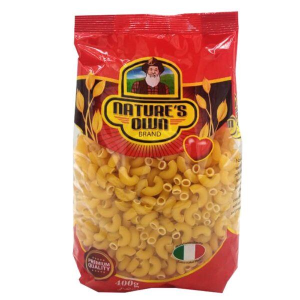 NATURES 400g ELBOW MEDIUM PASTA