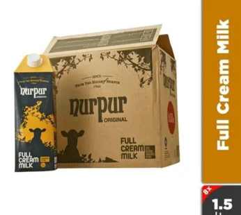 Nurpur Full Cream Milk Carton (1×8)