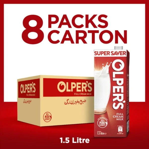 Olpers Full Cream Milk Carton (1x8)