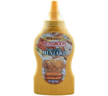 Rich Yellow Rossmoor Superfine Mustard Bottle