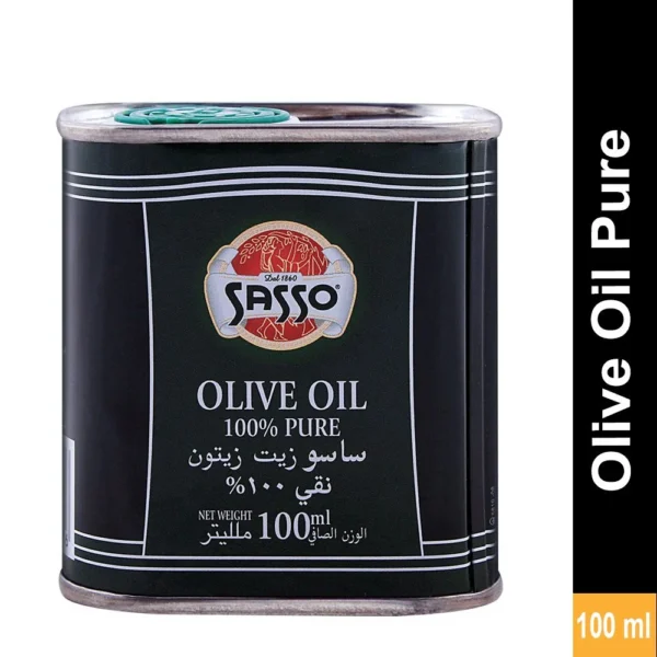 Sasso Olive Oil 100ml Tin