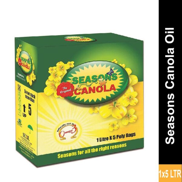 Seasons Canola Oil Carton (1KG x5)