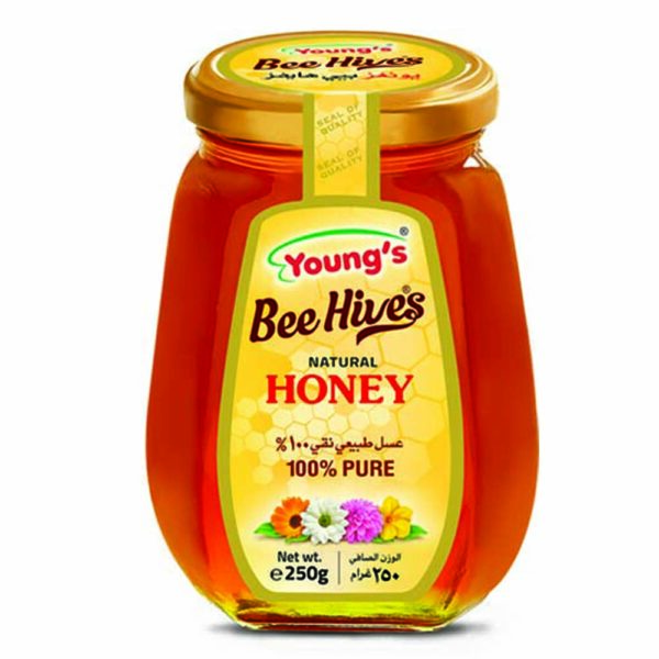 Youngs Honey Natural Glass Jar