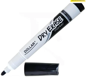 Dollar Dry Erase Marker Black – 1Pcs