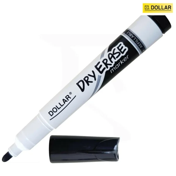 Dollar Dry Erase Marker Black - 1Pcs