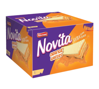 Bisconni Novita Orange Wafers SP Rs. 20 (1X15)Box