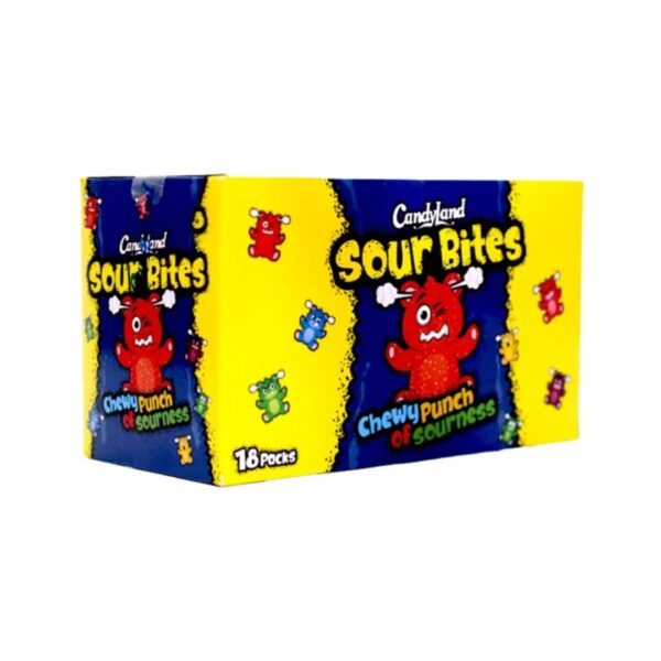 Cand Land Sour Bites 18 Pack Box