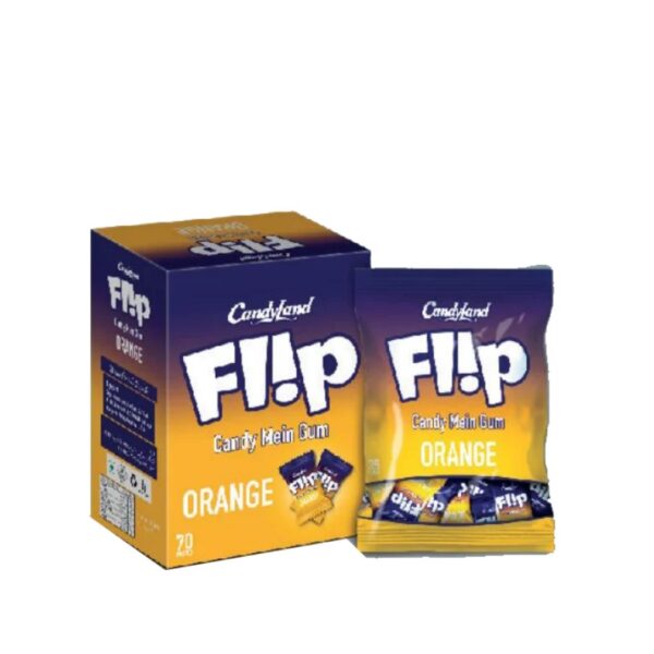 Candy Land Flip Candy Main Gum Orange 70pcs BOX