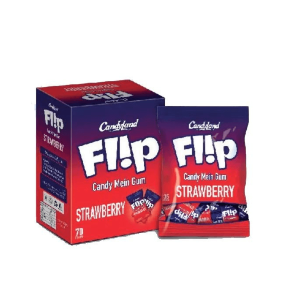 Candy Land Flip Candy Main Gum Strawberry 70pcs BOX