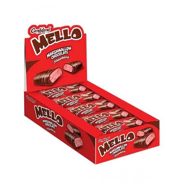 CandyLand Mello Bar Strawberry Rs.20 (1x12)