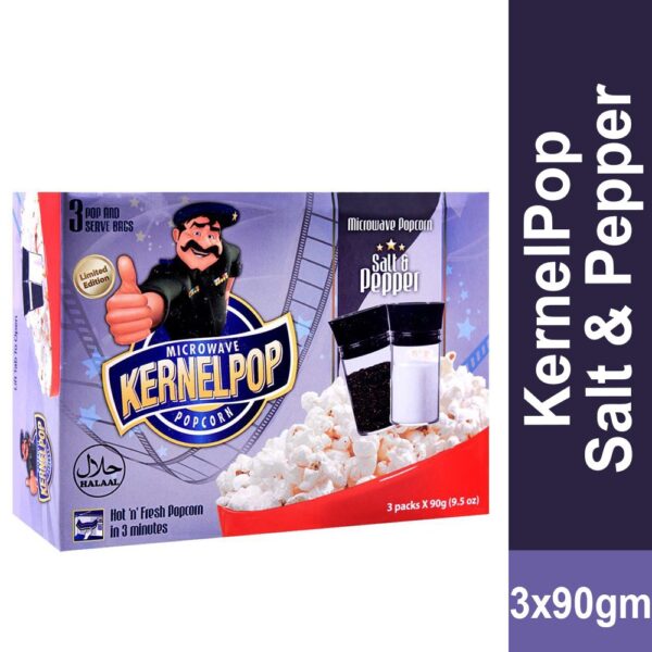 Kernel Pop Corns Salt & Pepper 3packs