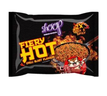 Shoop Korean Noodles Fiery Hot Chilli Blast 140g