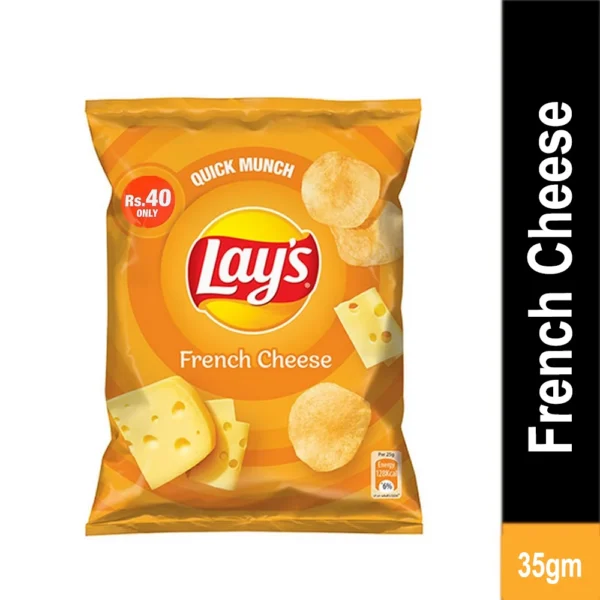 Lays French Cheese Potato Chips Rs 40