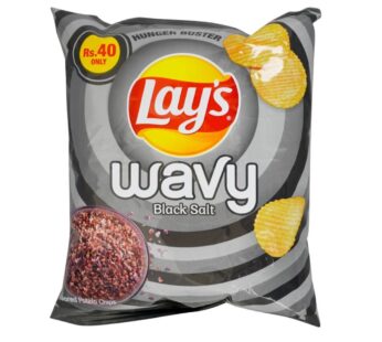 Lays Wavy Black Salt Rs. 40