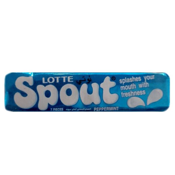 LOTTE Spout Peppermint Chewing Gum