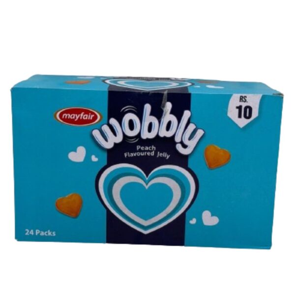 Mayfair Wobbly Peach Jelly Rs.10 (1x24)