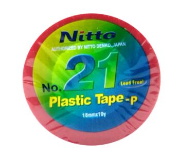 Osaka Plastic Tape Red 18mm