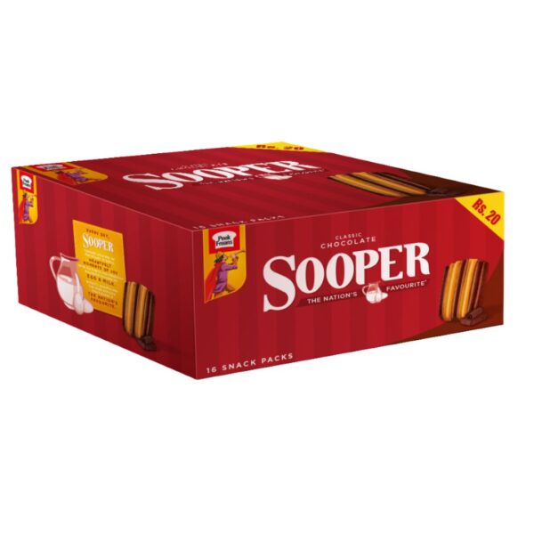 Peek Freans Sooper Classic Chocolate Snack Pack Box