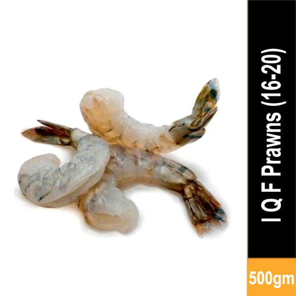 Prawns IQF Tail on size 16/20