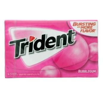 Trident Bubble Gum (Sugar Free Gum)