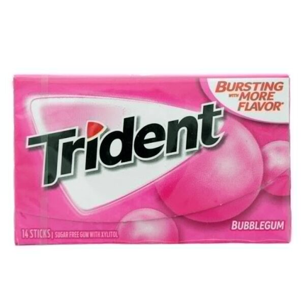 Trident Bubble Gum (Sugar Free Gum)