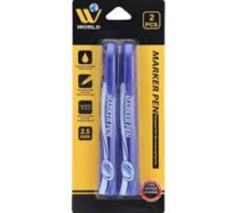 World Marker Pen Blue Color