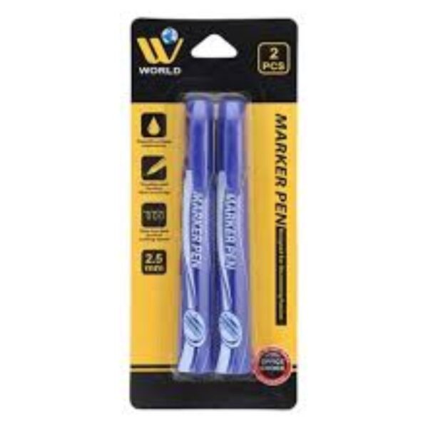 World Marker Pen Blue Color